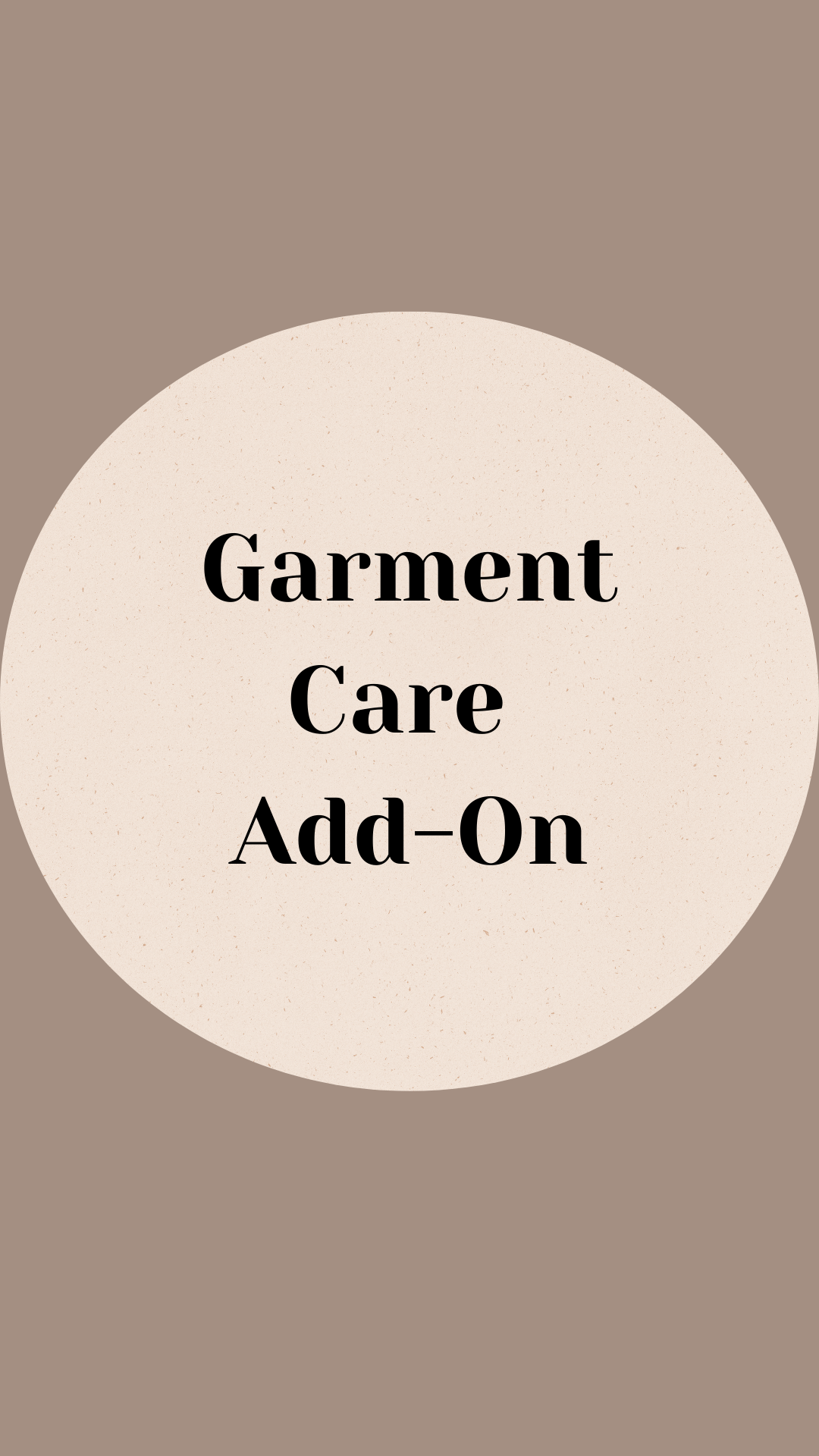 Garment Care Add-On