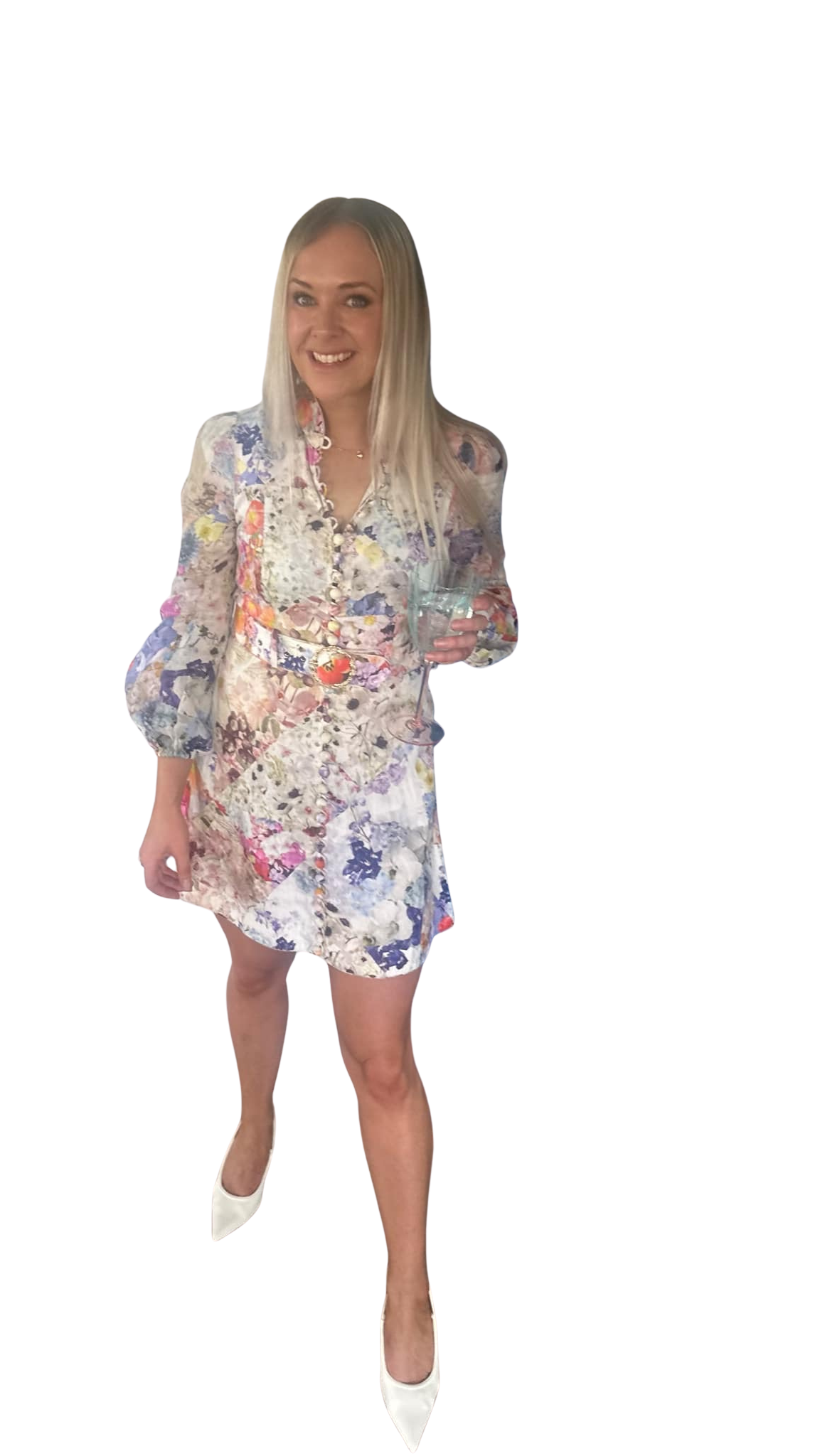 Prima Belted Mini Dress