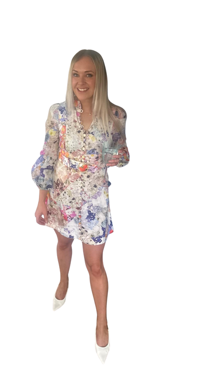 Prima Belted Mini Dress