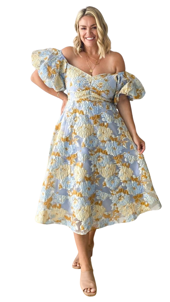 Tulliah Off Shoulder Midi