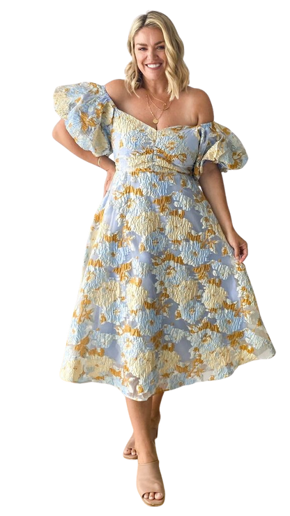 Tulliah Off Shoulder Midi