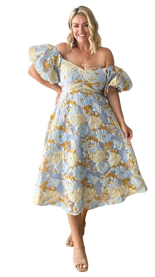 Tulliah Off Shoulder Midi