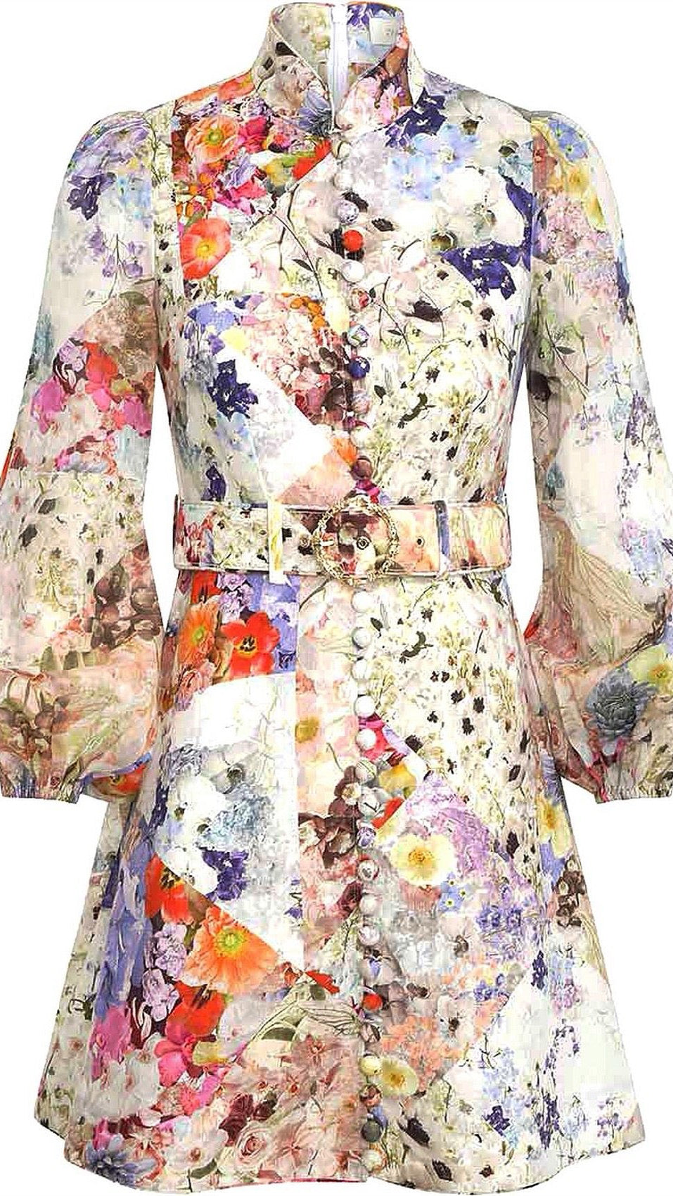 Prima Belted Mini Dress